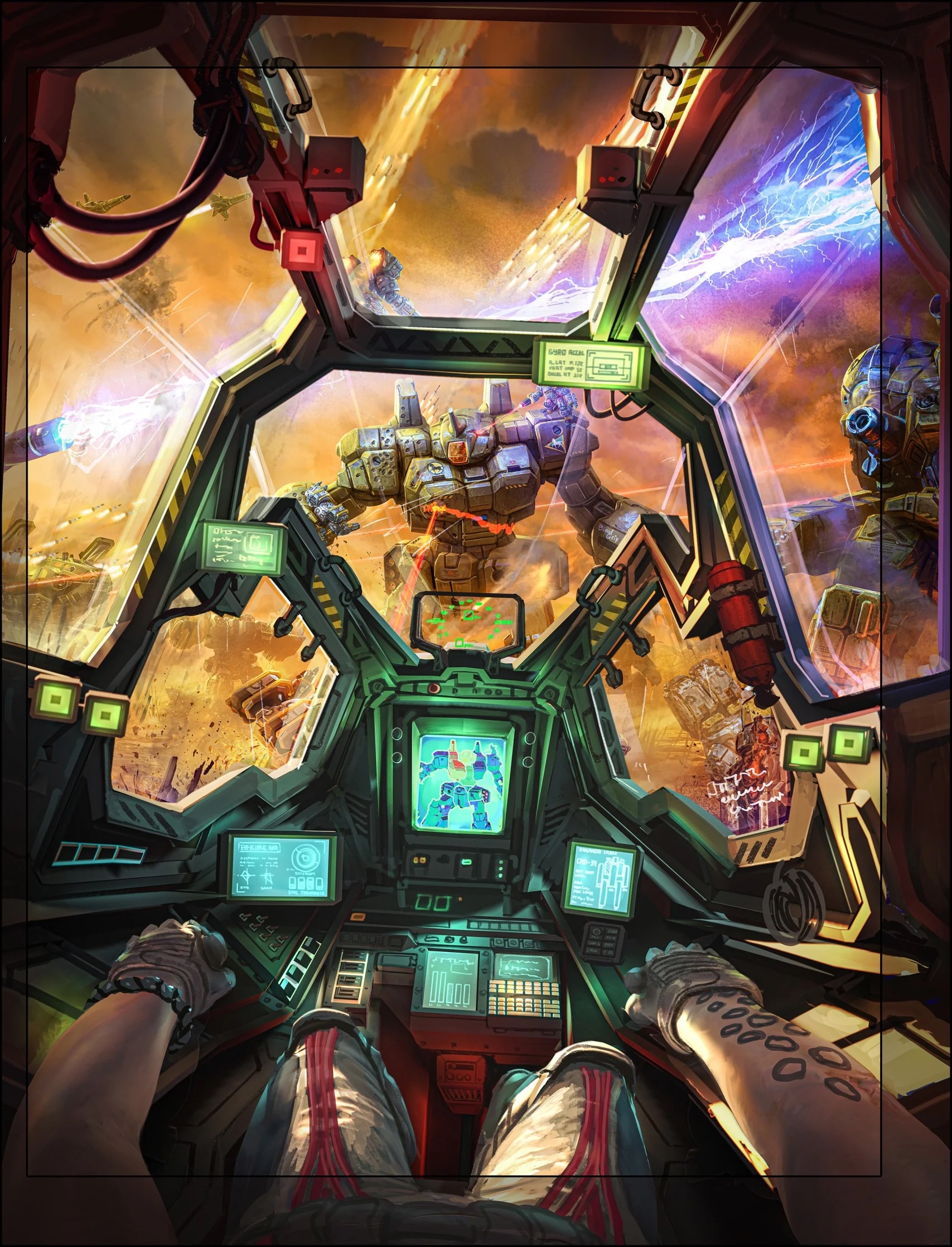 Virtual World<BR>BattleTech Cockpits